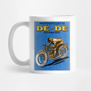 Motocyclette De-De France Vintage Poster 1927 Mug